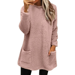 Women's Fleece Sweatshirt Sale 2024 Pink Rberyl