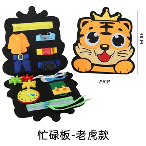 Montessori Dress Up Felt Board for Toddlers Rberyl