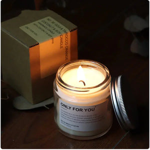 Elegant Scented Soy-Coconut Candle – Unique Present Rberyl