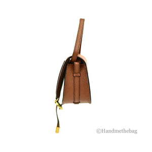 Chloe Nano Marcie Tan Leather Crossbody Saddle Rberyl