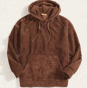 Corduroy Essential Men's Hoodie Rberyl