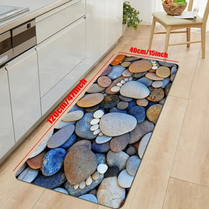 3D Stone Illusion Mat for Home & Bath Rberyl