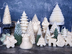Festive Origami Tree Candles Rberyl