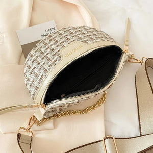 Chic Knitted Waist Packs for Women Rberyl
