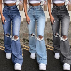 Modern Chic Denim Trousers Rberyl