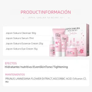 Sakura Bloom Skincare Kit - 4 Piece Set Rberyl