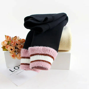 Chic Stripe Leggings for Girls Rberyl
