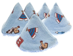 Wild West Blue Baby Boy Pee Guard 5-Pack Rberyl