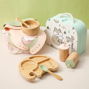 Sheep Silicone Baby Dinner Set Rberyl