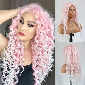 Glamorous Long Blonde Gradient Wig Rberyl