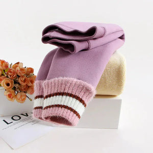 Chic Stripe Leggings for Girls Rberyl