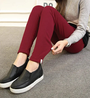 Cozy Maternity Winter Leggings Rberyl