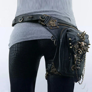 Chic PU Leather Hip and Thigh Bag Rberyl