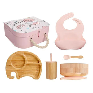 Sheep Silicone Baby Dinner Set Rberyl