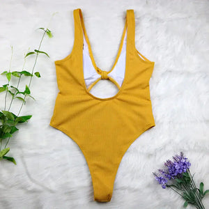 Chic Hollow Backless Swimsuit Rberyl