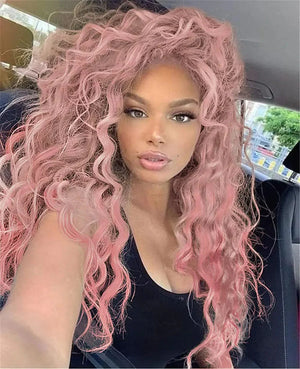 Glamorous Long Blonde Gradient Wig Rberyl
