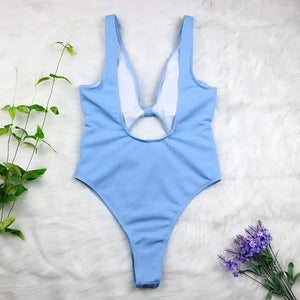 Chic Hollow Backless Swimsuit Rberyl