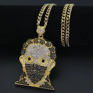 Eco Chic Hip Hop Mask Necklace Rberyl