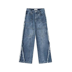 Chic American Denim Overalls Rberyl