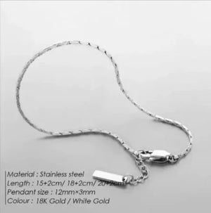 Modern Steel Gent's Bracelet Rberyl
