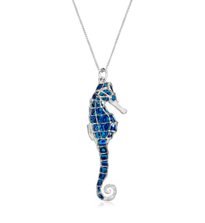 Seahorse Necklace Rberyl