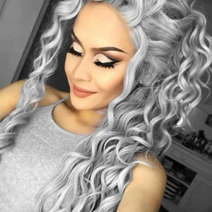 Glamorous Long Blonde Gradient Wig Rberyl