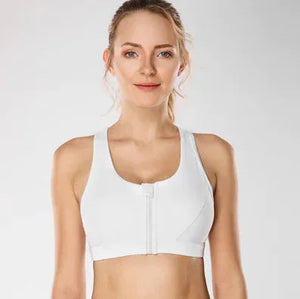 Active-Fit Zippered Sports Bra Rberyl