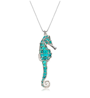 Seahorse Necklace Rberyl