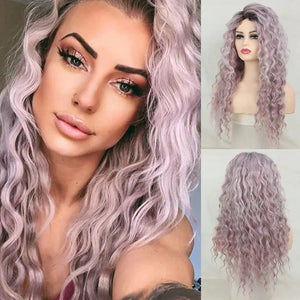 Glamorous Long Blonde Gradient Wig Rberyl