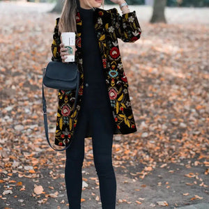 Ladies' Chic Sweater Coat Line Rberyl