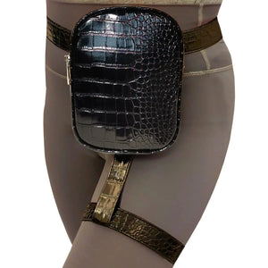 VibeStrap Faux Leather Leg Bag Rberyl