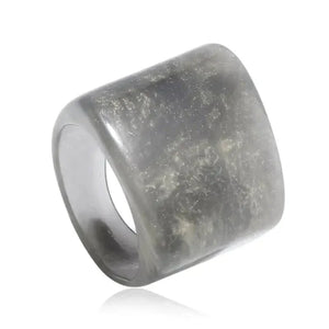 Classic Geometric Acrylic Ring Rberyl