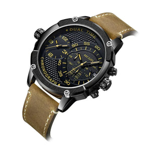 Men's Dual Time Business Watch Rberyl