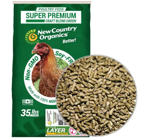 Organic No-Soy No-Corn Layer Feed 35 lbs Rberyl