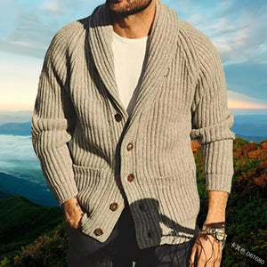 Men's Classic Knit V-Neck Sweater Rberyl