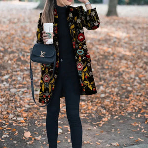Ladies' Chic Sweater Coat Line Rberyl