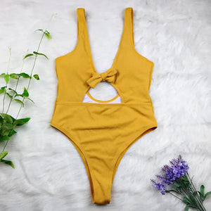 Chic Hollow Backless Swimsuit Rberyl