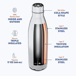 EcoSteel 17oz CEO Water Bottle Rberyl