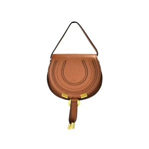 Chloe Nano Marcie Tan Leather Crossbody Saddle Rberyl