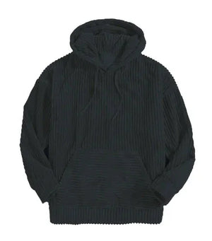Corduroy Essential Men's Hoodie Rberyl
