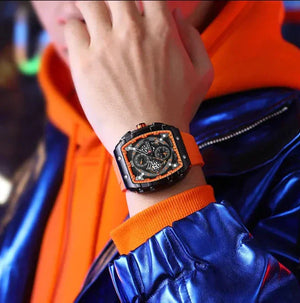 Men’s Quartz Six-Pin Strap Watch Rberyl