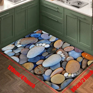 3D Stone Illusion Mat for Home & Bath Rberyl
