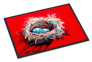 Chic Bird Nest Welcome Mat Rberyl
