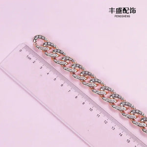 Elegant Acrylic Rhinestone Chains Rberyl