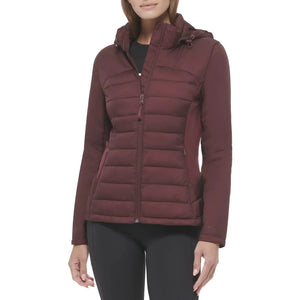 Calvin Klein Scuba Hood Womens Puffer Rberyl