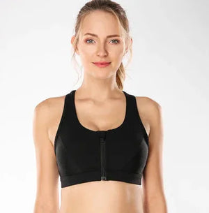 Active-Fit Zippered Sports Bra Rberyl