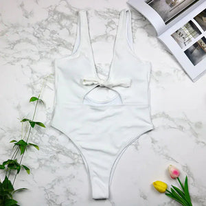 Chic Hollow Backless Swimsuit Rberyl