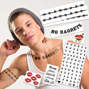 Hillbilly Faux Ink Tattoos - Perfect for Parties Rberyl