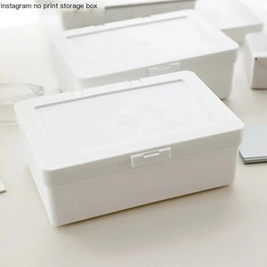 Sleek White Desk Organizer Box Rberyl