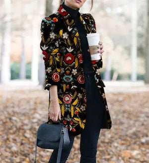 Ladies' Chic Sweater Coat Line Rberyl